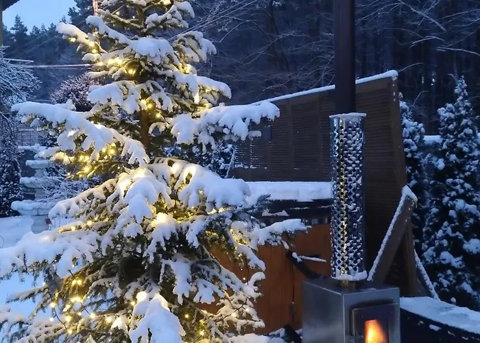 Lesny Zakatek Malediwy Jacuzzi Free Horská chata